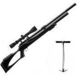 PCP CARABINE SNOWPEAK M25. + Lunette 4-16 x 40AO MilDot + Pompe bar calibre 6,35 mm, 19,9 Joules-2