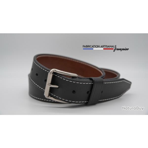 PNC FRANCE - Ceinture Robuste Double Sur Mesure Noir