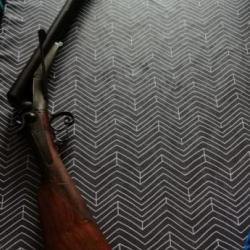 Fusil coach gun 16/65 à chiens extérieur St Étienne