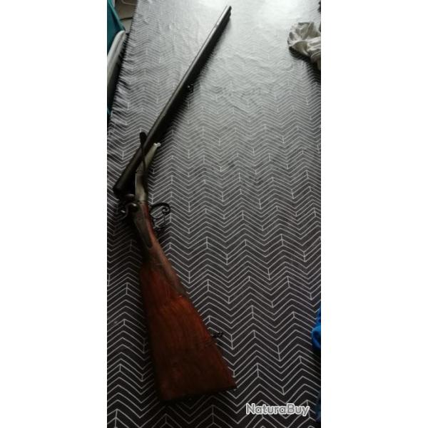 Fusil coach gun 16/65  chiens extrieur St tienne