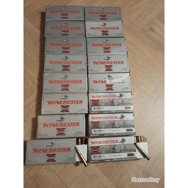 Munitions calibre 30-30 Winchester