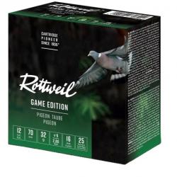 pack cartouche game edition pigeon 12/70 pb 6 rottweil bte 100