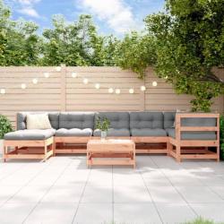 Salon de jardin 8 pcs bois massif douglas