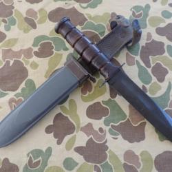 Poignard USN MK2 KA-BAR marquage garde, US WW2.