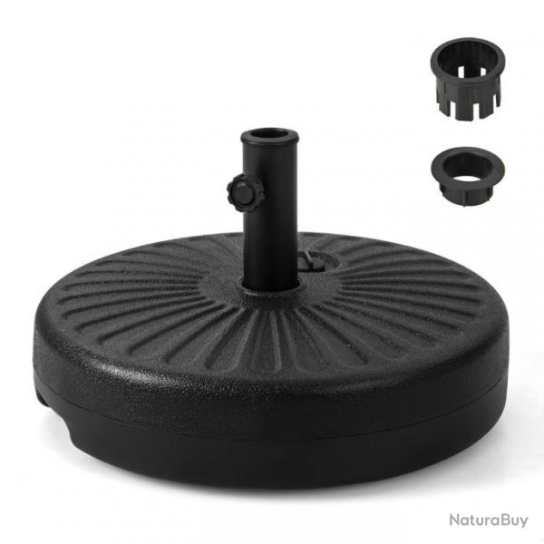 Pied de parasol lourd pour parasol 38/48 mm socle parasol extrieur en HDPE rempli de 28 kg sable 1