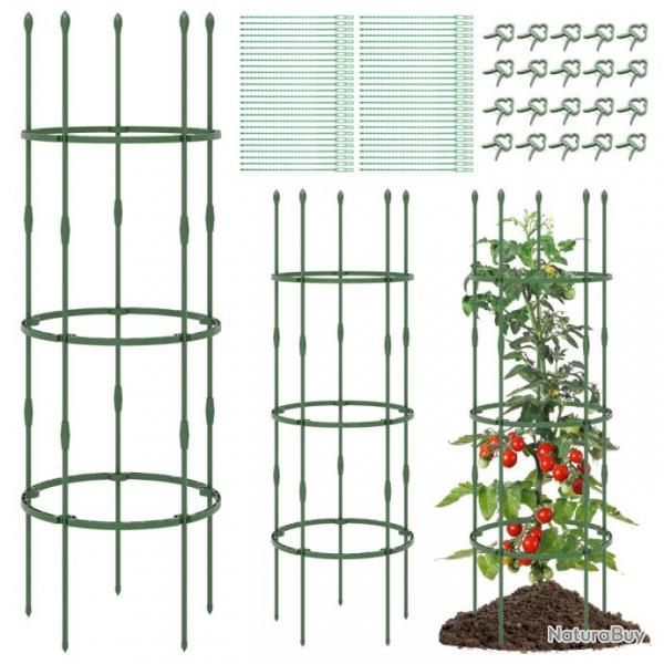 3 treillis oblisque support pour plantes grimpantes en mtal rglable avec clips attaches cage et