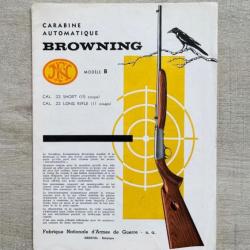 Notice Carabine BROWNING SMOKELESS modèle B Occasion