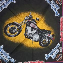 foulard bandana marque HARLEY DAVIDSON carré de tissu 59 cm x 59 NEUF