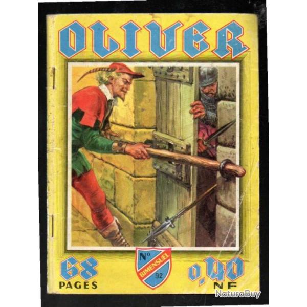 oliver 92 comic's , bd de presse moyen age