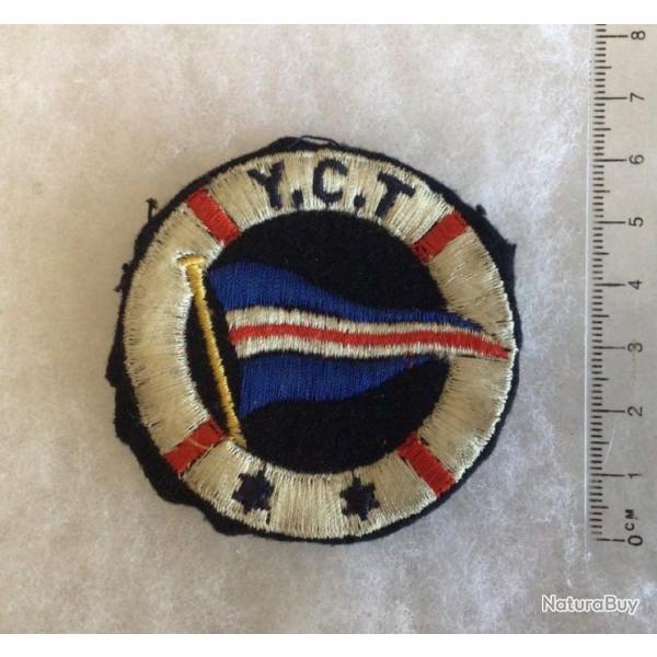 FRANCE PLAISANCE - INSIGNE TISSU YACHT CLUB DE TRIEL (78)