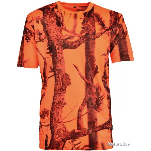 Tee-shirt Enfant Percussion - GhostCamo Black & Blaze - 8A