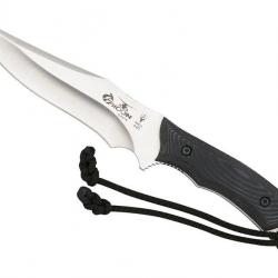 BEL1272 POIGNARD MUELA  "TYPHOON"  LAME 15CM ACIER MANCHE MICARTA + ETUI NEUF