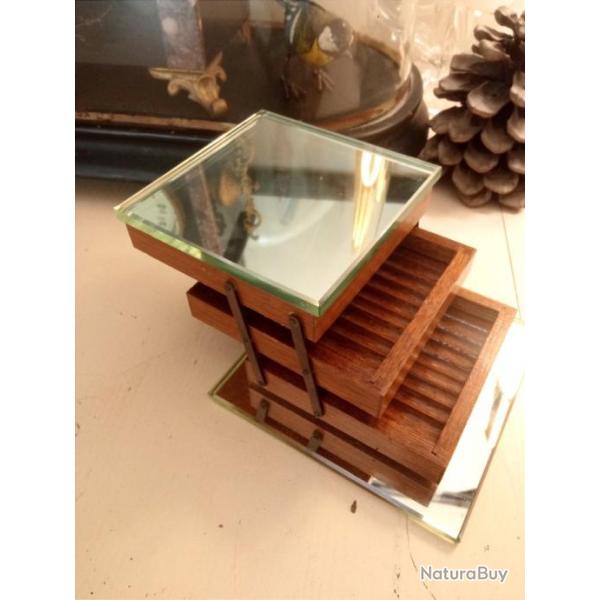 Bote  cigarettes miroir biseaut annes 50