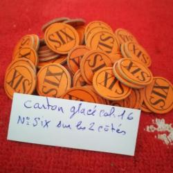 Cartons glacés N° Six pour calibre 16