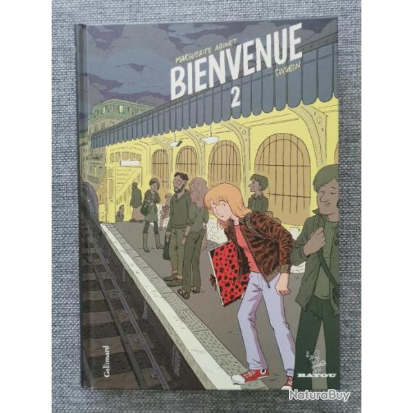 BD Bienvenue 2 Marguerite Abouet et Singeon chez Gallimard