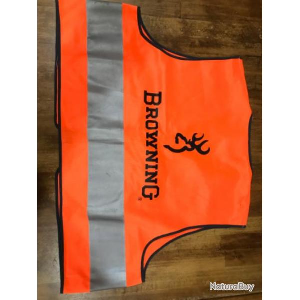 Gilet lger de battue fluo Browning