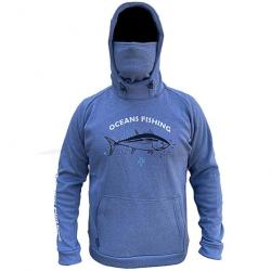 Sweat-shirt Oceans Fishing Polartech Tuna XL Bleu