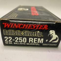 18 Munitions Winchester Cal. 22.250 Rem ballistic Silvertip à partir d'un 1 sans prix de réserve