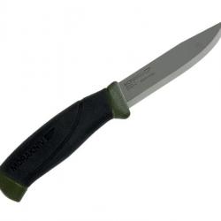 BEL1294 DAGUE MORAKNIV COMPANION MG LAME 10,5CM ACIER CARBONE ETUI RIGIDE KAKI NEUF