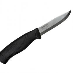 BEL1298 POIGNARD MORAKNIV COMPANION HEAVY DUTY LAME 10,5CM ACIER INOX ETUI RIGIDE NOIR NEUF