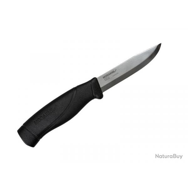 BEL1298 POIGNARD MORAKNIV COMPANION HEAVY DUTY LAME 10,5CM ACIER INOX ETUI RIGIDE NOIR NEUF