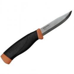 BEL1299 POIGNARD MORAKNIV COMPANION HEAVY DUTY LAME 10,5CM INOX ETUI RIGIDE BRUNT ORANGE NEUF