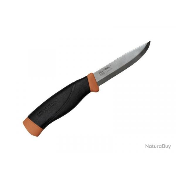 BEL1299 POIGNARD MORAKNIV COMPANION HEAVY DUTY LAME 10,5CM INOX ETUI RIGIDE BRUNT ORANGE NEUF