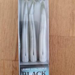 3 Black minnow extra souple 12 cm neuf