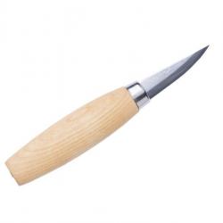 BEL1312 COUTEAU À SCULPTER MORAKNIV  120 LAME 6CM CARBONE LAMINE MANCHE BOULEAU ETUI NOIR NEUF