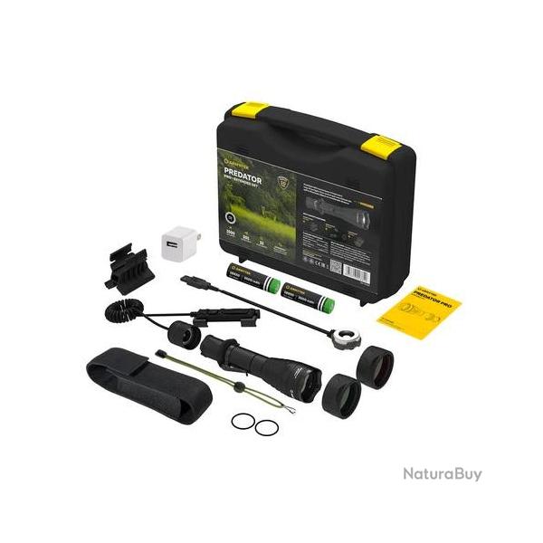 LAMPE ARMYTEK Predator Pro Magnet USB Extended Set - 1500 Lumens White