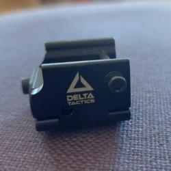 Micro Laser Rouge Delta Tactics pour armes de poigns.