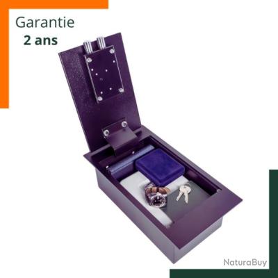 Coffre-fort De Sécurité Pour Pistolet - Boîte à Clé, Taille Réelle, Avec Mousse Noire