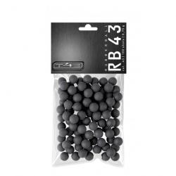 Billes de Défense Gomme Dure RB43 - Cal 43 - PACK 100