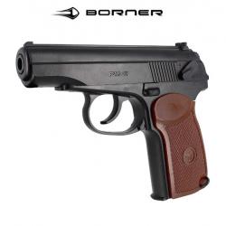 Pistolet Borner PM-X 4.5mm BB 3j