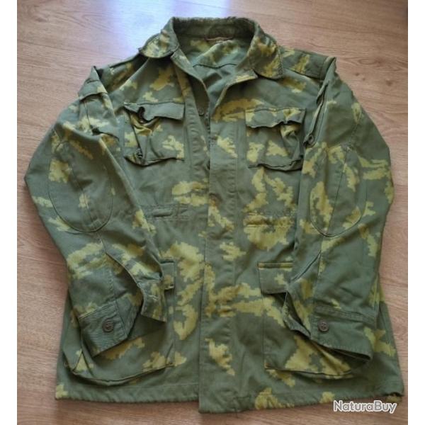 AUTHENTIQUE VESTE MILITAIRE "BEREZKA KGB TROUPES FRONTALIERES SOVIETIQUES" TALLE S