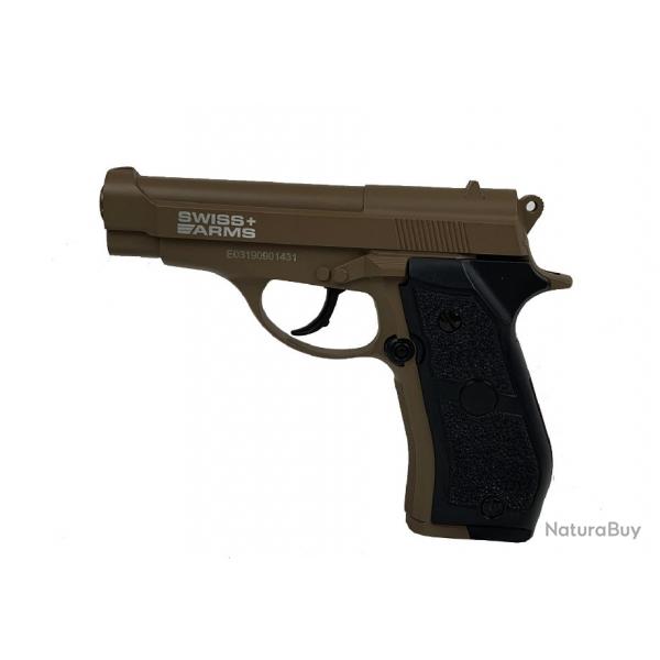 Airgun - P84 tan CO2 non blow back | Swiss arms (0000 2966)