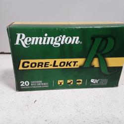 10839 BOITE DE 20 BALLES REMINGTON CORE LOKT CAL 280 REM  165GRAINS NEUF