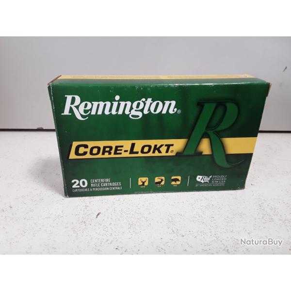 10839 BOITE DE 20 BALLES REMINGTON CORE LOKT CAL 280 REM  165GRAINS NEUF