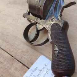 Revolver Type le Faucheux 12 coups RARE avec Balles à broches cal 7 mm