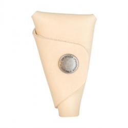 BEL1321 ETUI CUIR BEIGE POUR COUTEAU A SCULPTER MORAKNIV 163 NEUF