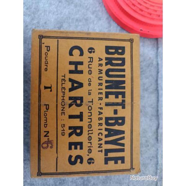 Boite de Cartouches - Collection - Cal 16 pb 6- Brunet-Bayle, Chartre