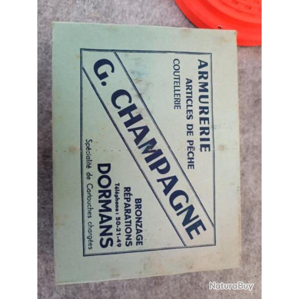 Boite de Cartouches - Collection - Cal 12 pb 2 - G.CHAMPAGNE, DORMANS