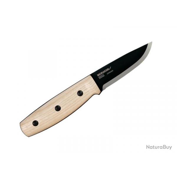 BEL1323 POIGNARD MORAKNIV FINN LAME PLEINE SOIE 9CM ACIER + ETUI NEUF