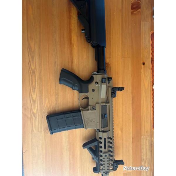 usil M4 CQB Shield LT595 AEG EBB Lonex BO Dynamics + d'autres articles ( sangle, chargeur)