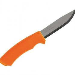 BEL1328 COUTEAU DE SURVIE MORAKNIV BUSHCRAFT SURVIVAL ORANGE + AIGUISEUR + ALLUME FEU+ ETUI NEUF