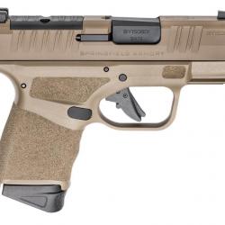 Pistolet SPRINGFIELD ARMORY HELLCAT OSP cal 9mm DESERT FDE 3Pouce