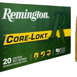 20 Munitions REMINGTON Core Lokt Psp cal 35 whelen 200 gr