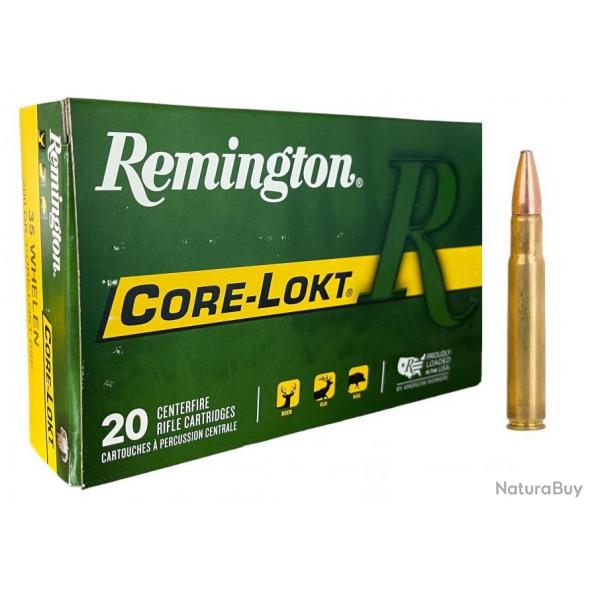 20 Munitions REMINGTON Core Lokt Psp cal 35 whelen 200 gr