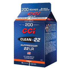 Balles CCI Clean- 22 Suppressor - Cal. 22LR - Par 1