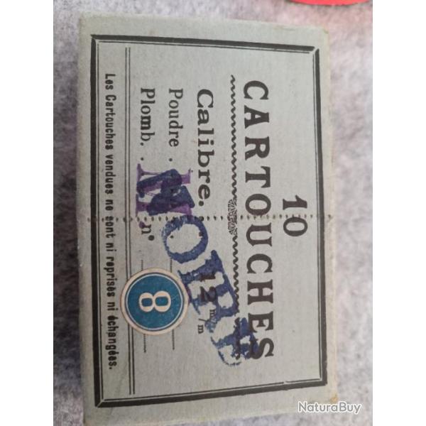 Boite de Cartouches - Collection - Cal 12mm  pb 8 - Gevelot & Gaupillat